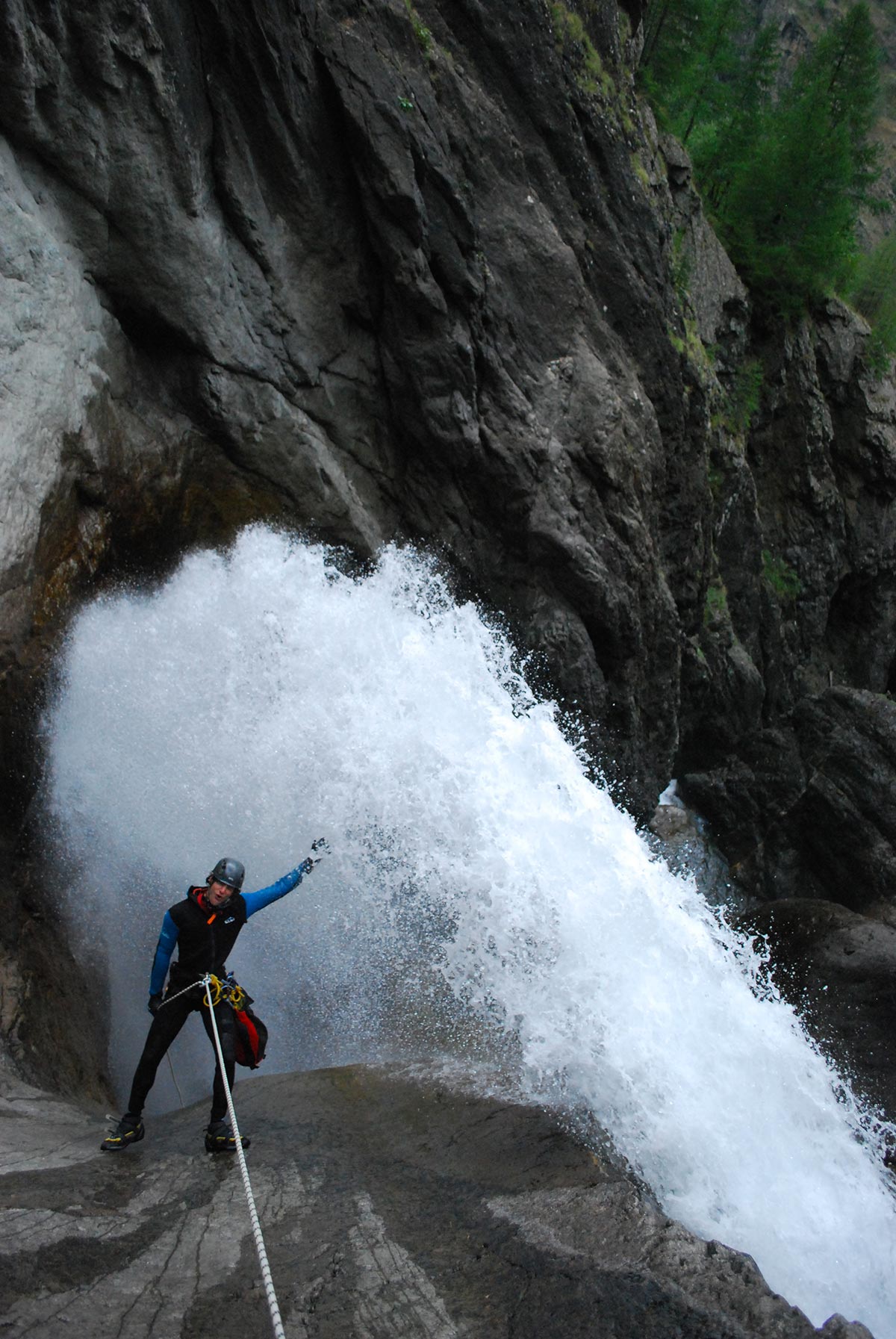 canyon des Oules de freissinières , stage vertico