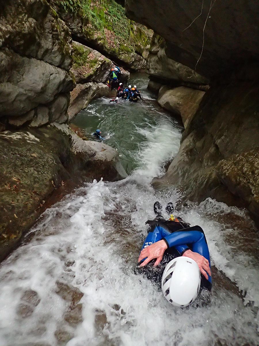 Canyoning dans les bauges, Lyon et Grenoble