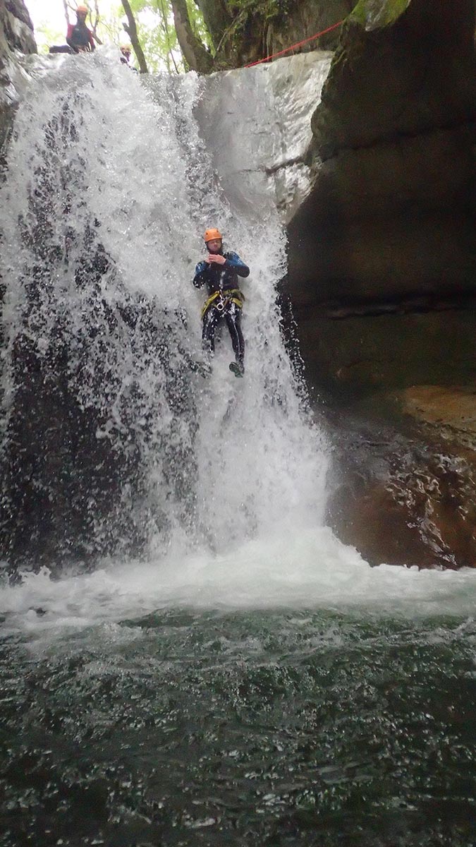 toboggans canyoning Ternèze