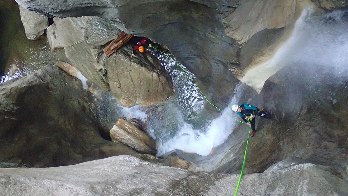 début du canyon des Ecouges proche de Lyon