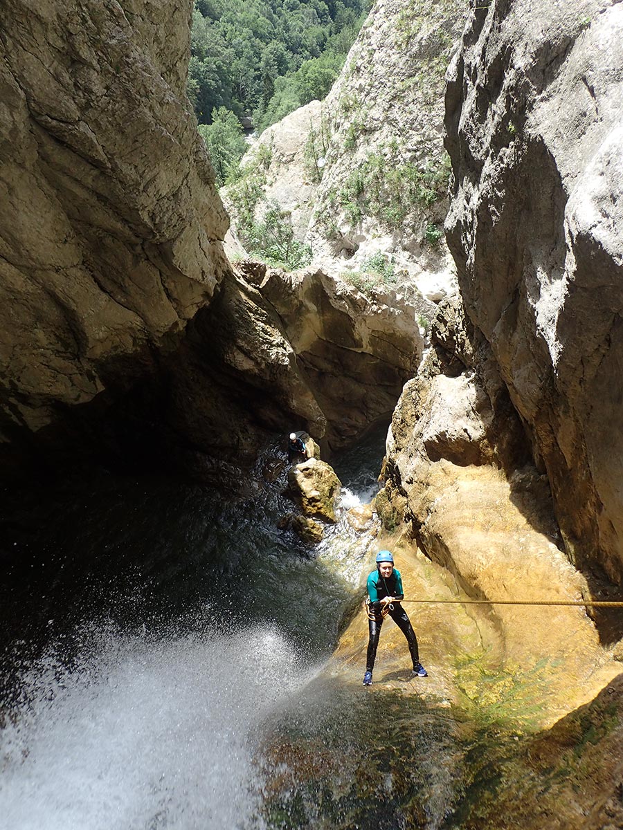 Ecouges partie haute, canyon proche de lyon