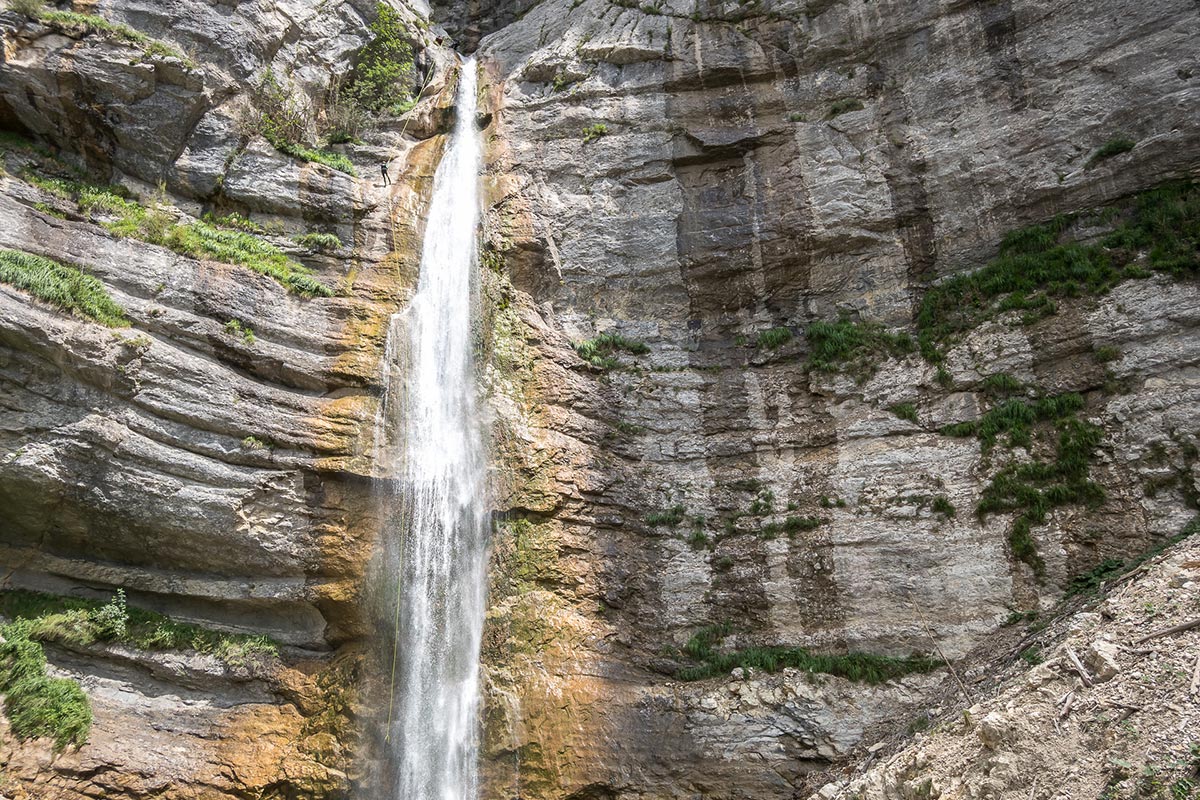 grande cascade 65m canyon des Ecouges proche de Lyon