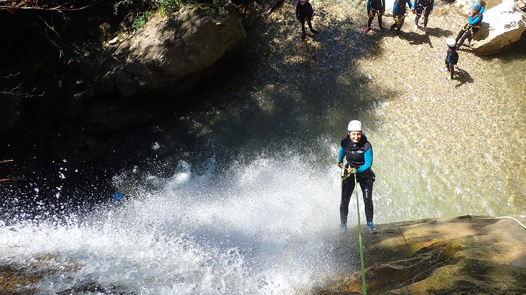 canyoning dans le vercores proche de Lyon et Grenoble