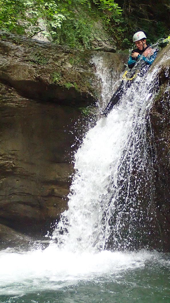 canuyon des Ecouges en isère pès de Grenoble