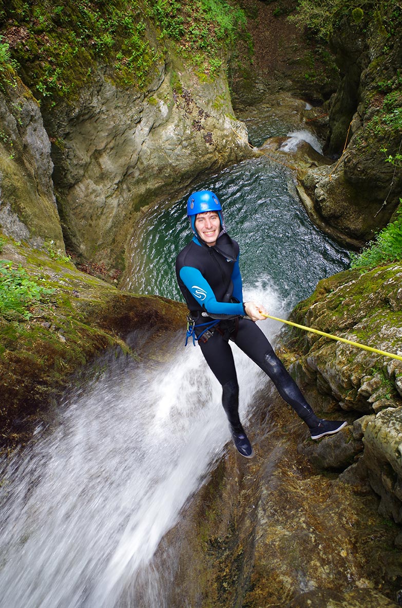 Canyoing dans le vercors proche Grenoble et Lyon