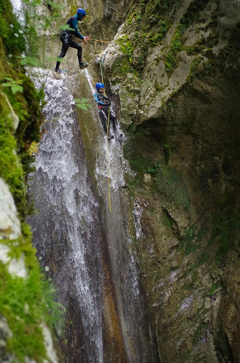 Canyoning proche de Lyon, canyon du Versoud