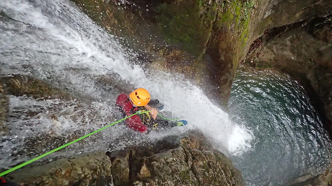 Canyoning dans le Vercors, le versoud