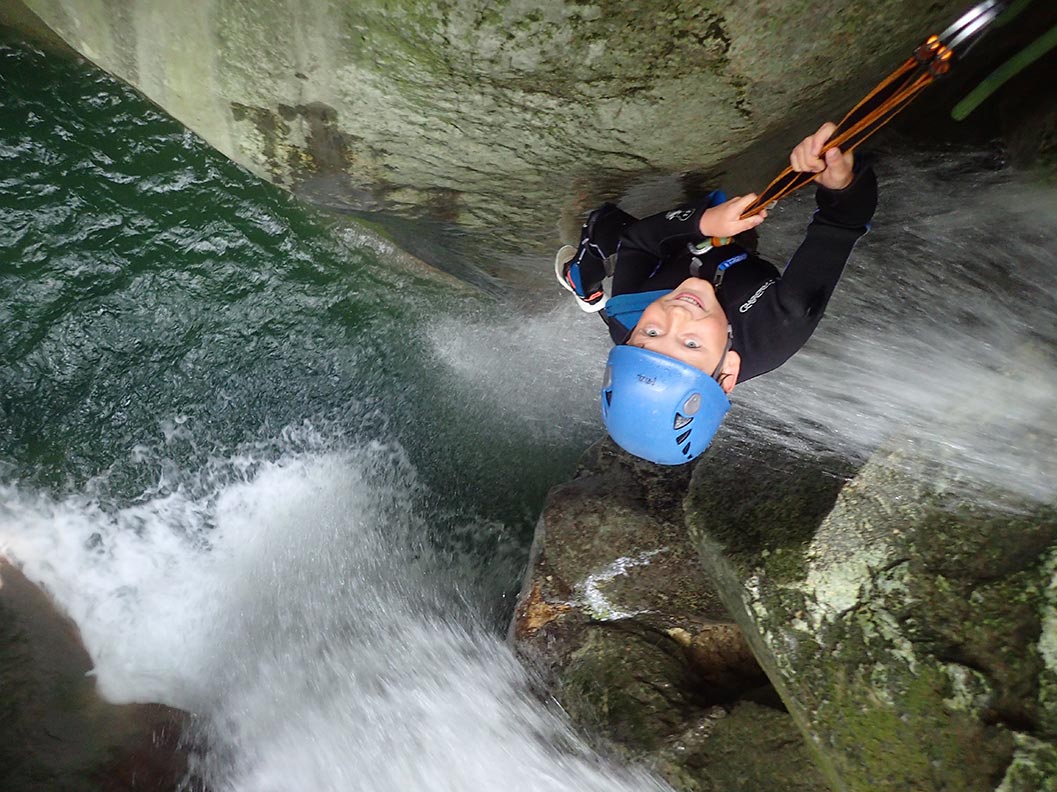 canyoning famille 7ans