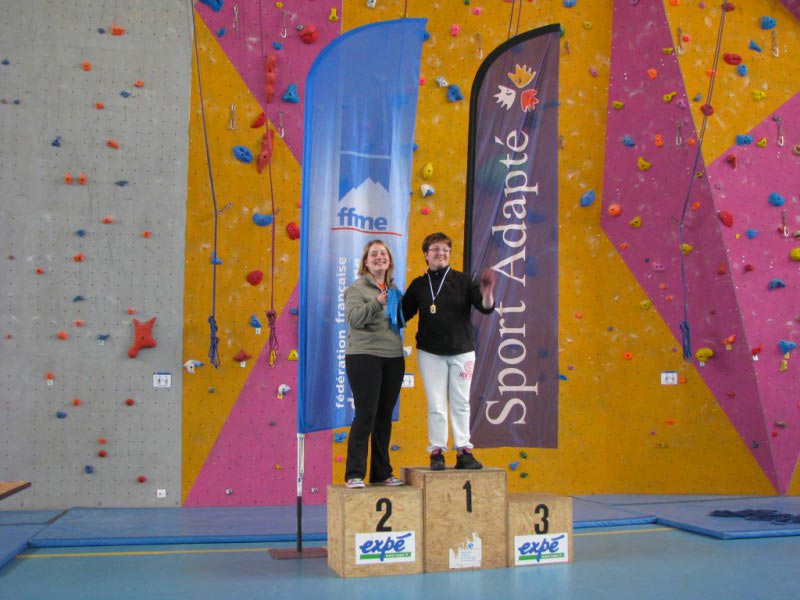 podium handi escalade Grenoble