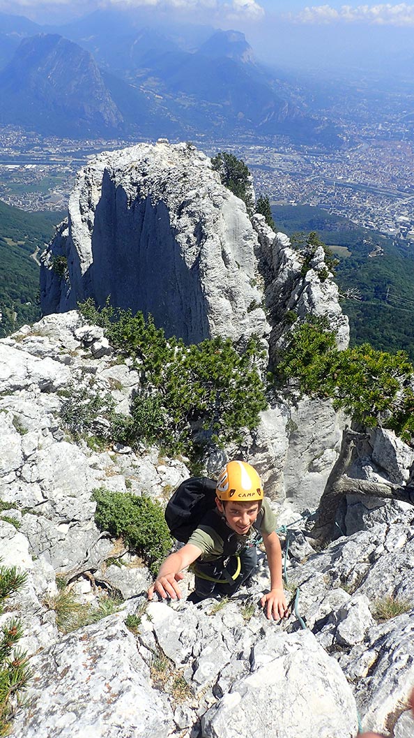 Via corda dans le Vercors - proche de Lyon