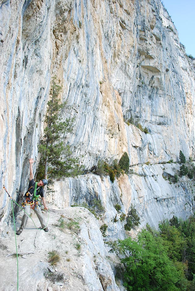 Xavier en via corda à Grenoble