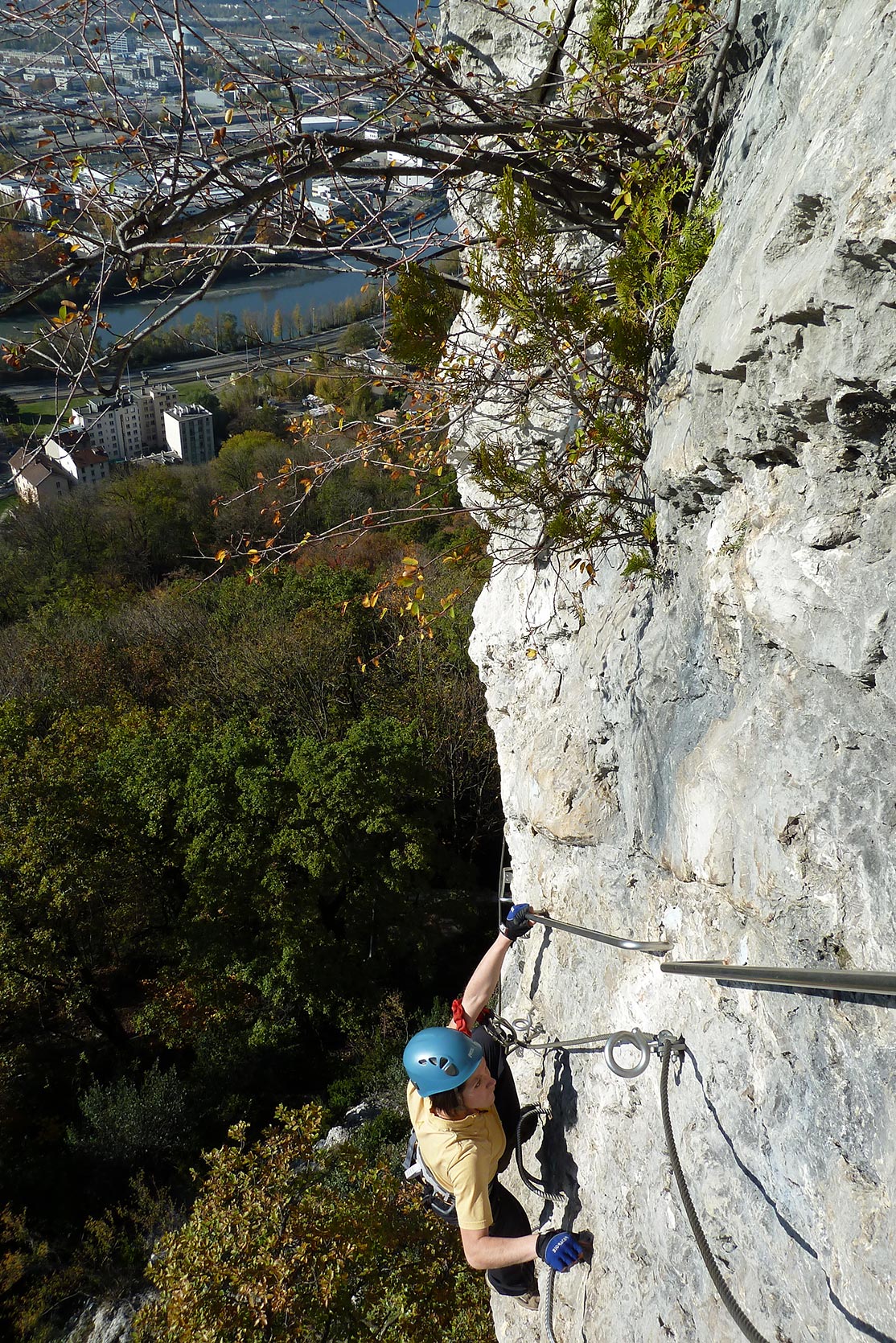 via ferrata de la Bastille à grenoble