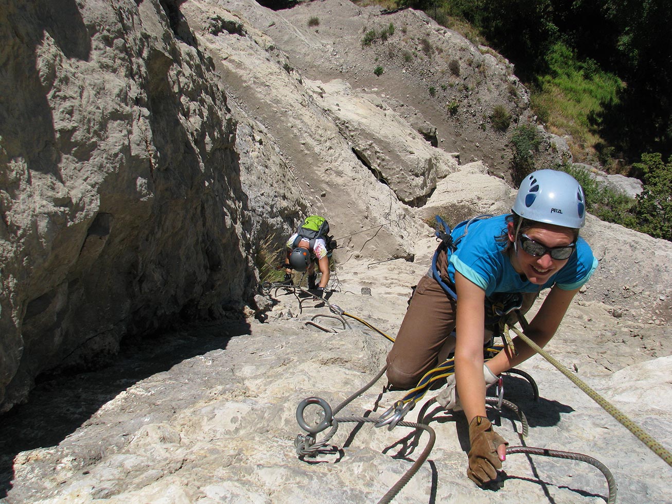 Via ferrata Grenoble, le grand dièdre