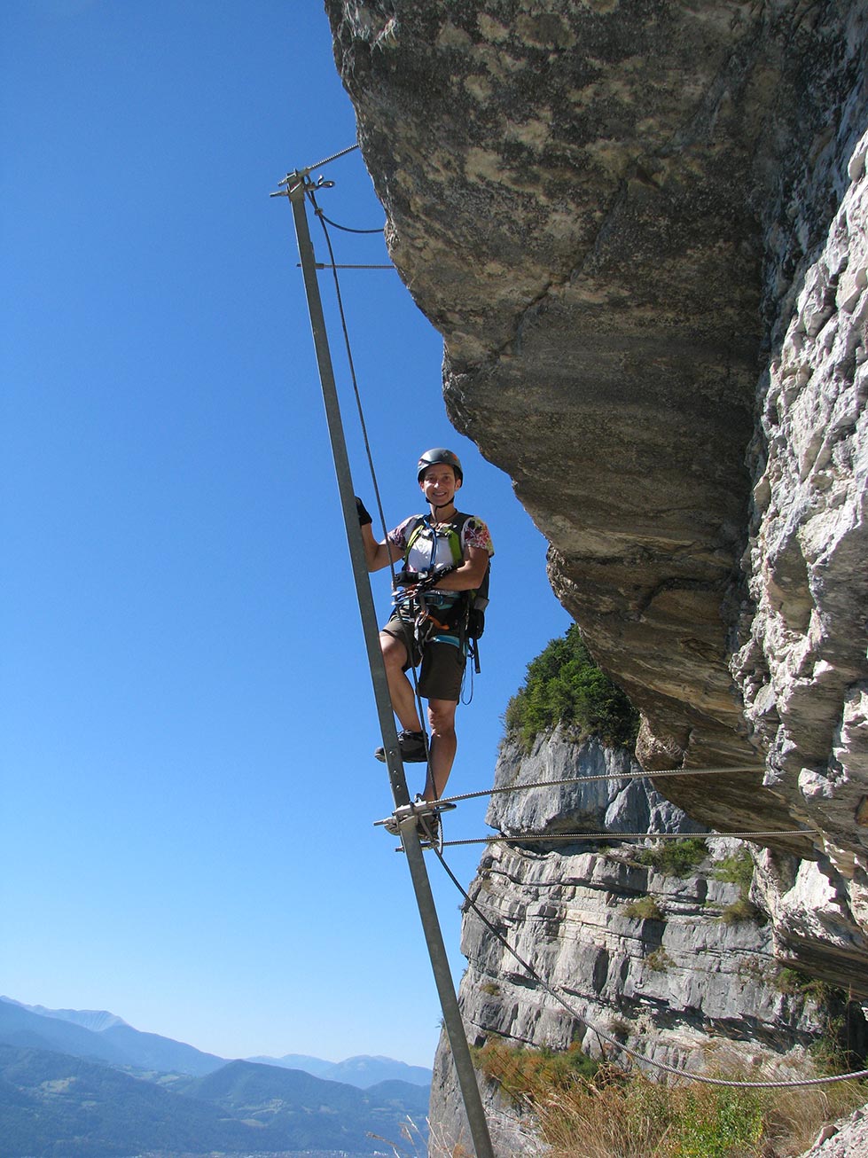 Via ferrata de Crolles proche de grenoble