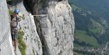 Via Ferrata de le Roche Veyrand en Chartreuse