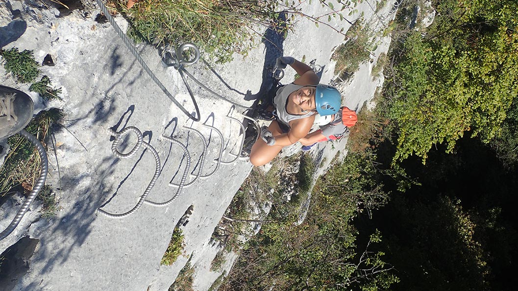 via ferrata col du chat