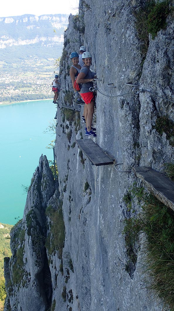 Via ferrata col du chat en Chartreuse