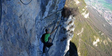 Via Ferrata à Grenoble : cascade de l'oule