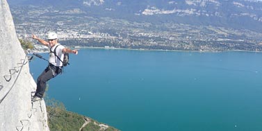 Via Ferrata sur Grenoble : col du chat roc cornillon