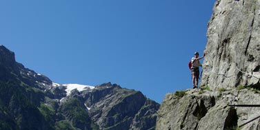 Via Ferrata Saint Christophe en Oisans, proche de Grenoble