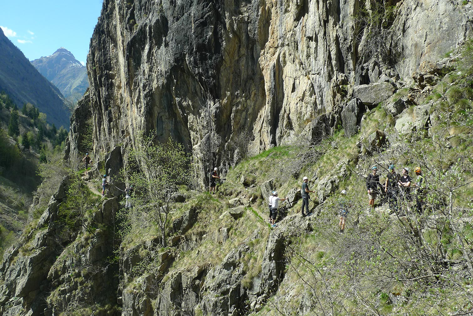 Via ferrata proche de grenoble en Oisans