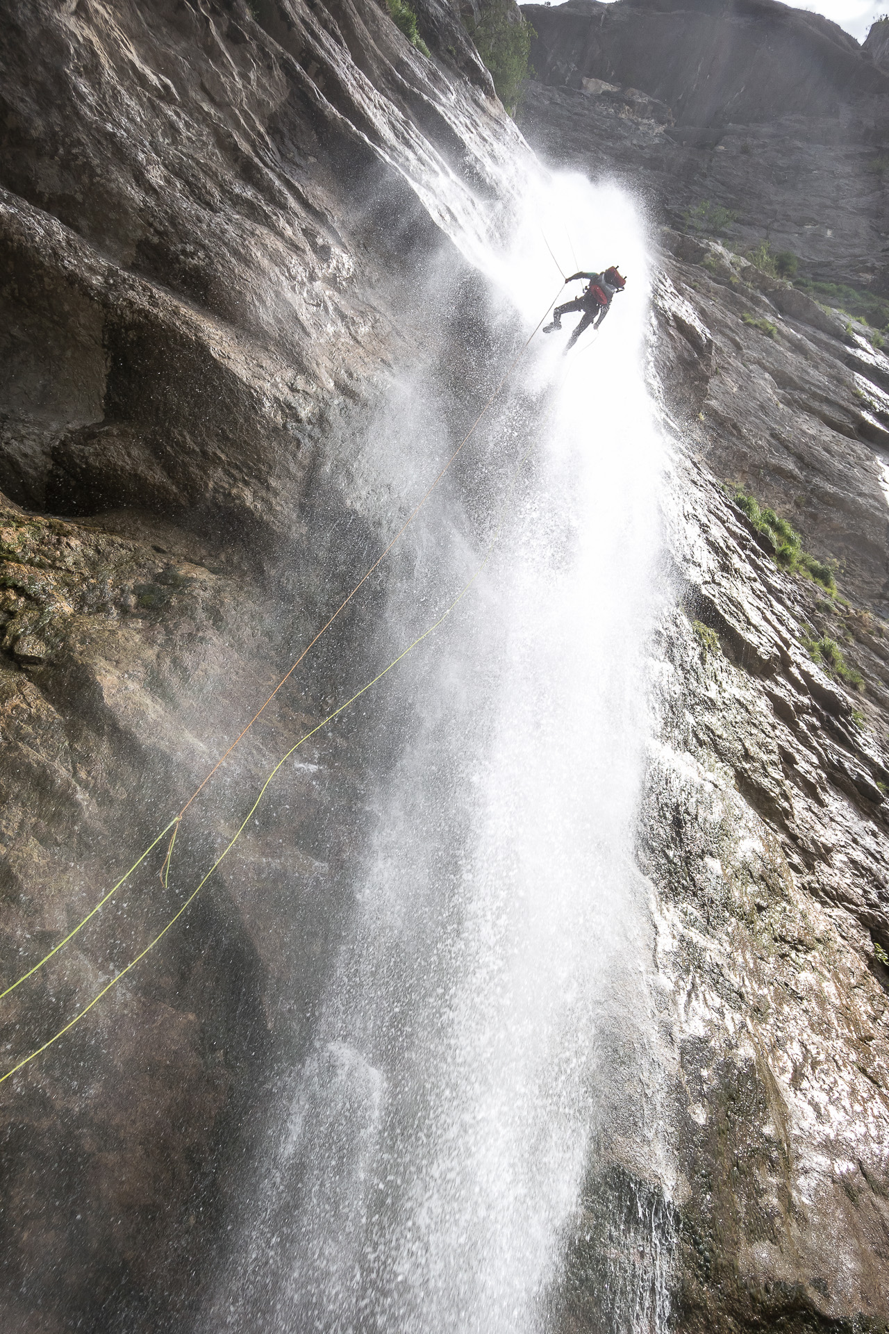 rappel 65m canyon des ecouges