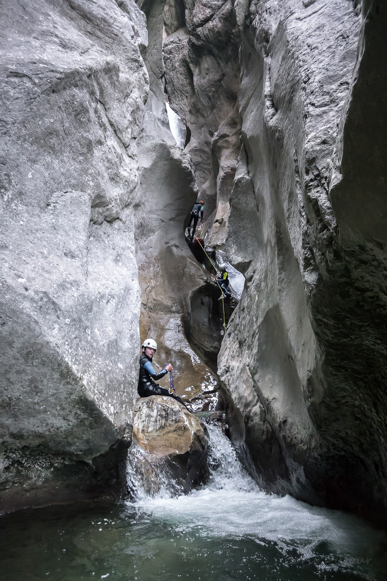 un canyon dans le vercors